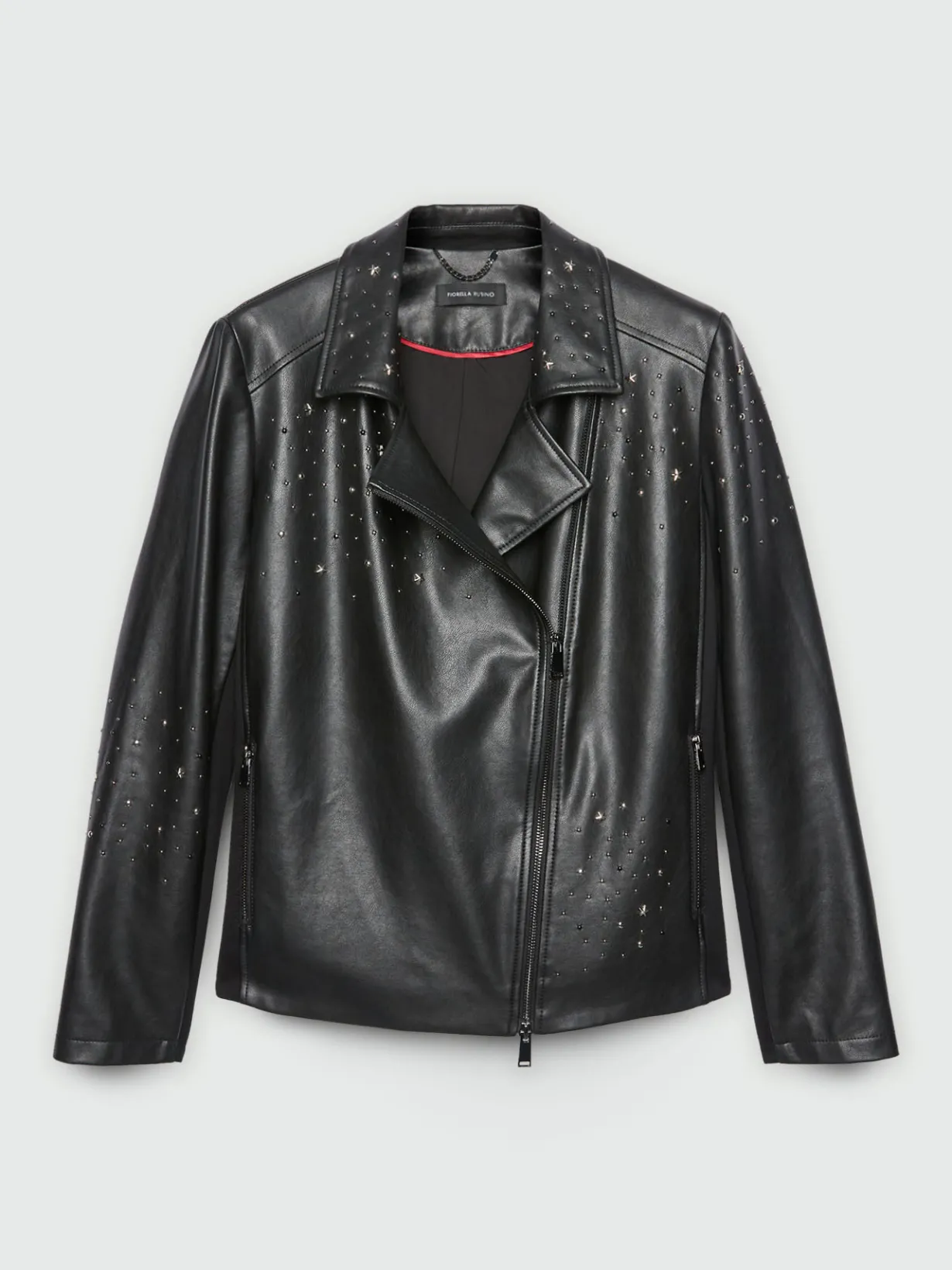 Fiorella Rubino Cappotti E Giubbotti|Giacche E Blazer|Biker Con Le Borchie