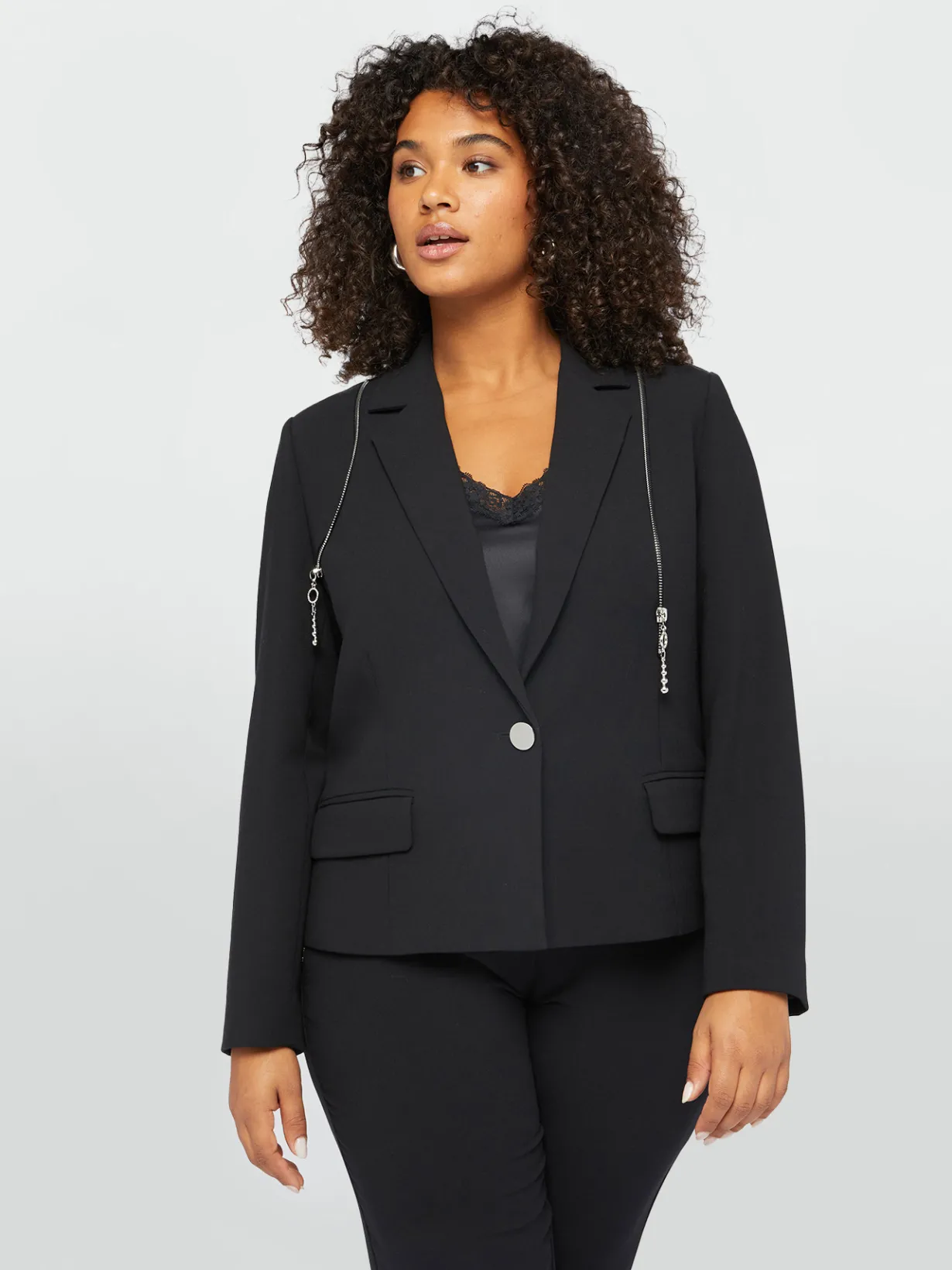 Fiorella Rubino Giacche E Blazer|Blazer Con Dettagli Zip