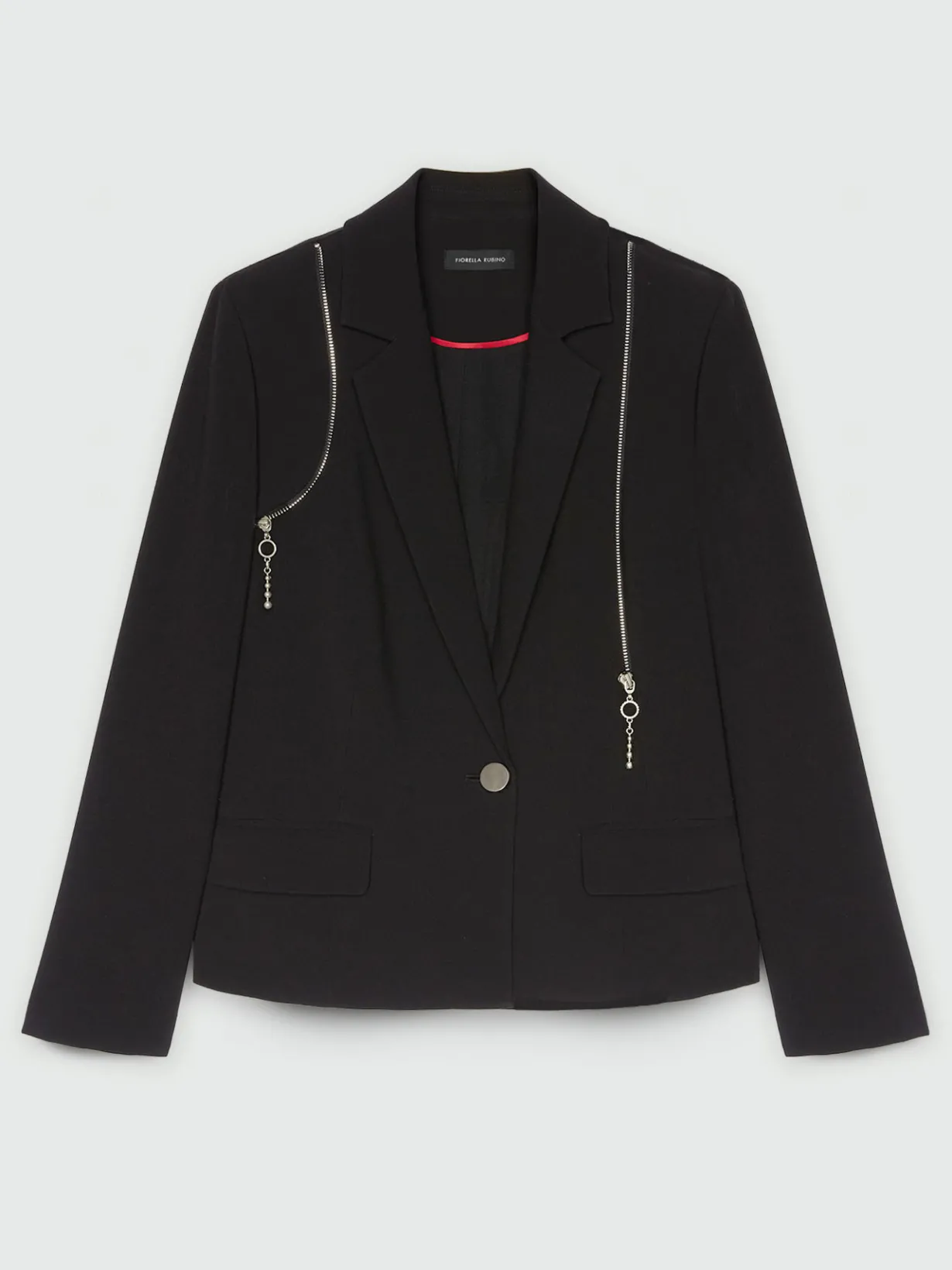 Fiorella Rubino Giacche E Blazer|Blazer Con Dettagli Zip