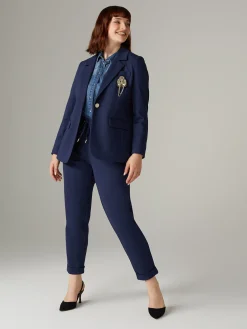 Fiorella Rubino Giacche E Blazer|Completi Colorati|Blazer Con Spilla In Viscosa LENZING™ ECOVERO™