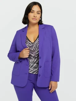 Fiorella Rubino Giacche E Blazer|Completi Colorati|Blazer Con Tasche A Toppa