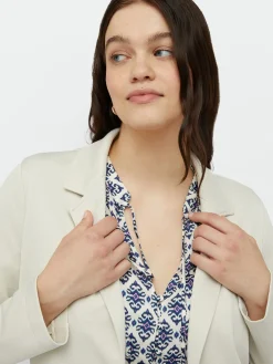 Fiorella Rubino Giacche E Blazer|Blazer In Scuba Diagonale