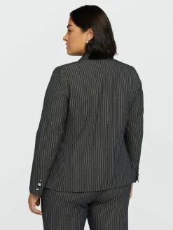 Fiorella Rubino Giacche E Blazer|Completi Colorati|Blazer In Tessuto Gessato