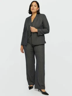 Fiorella Rubino Giacche E Blazer|Completi Colorati|Blazer In Tessuto Gessato