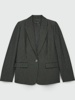 Fiorella Rubino Giacche E Blazer|Completi Colorati|Blazer In Tessuto Gessato