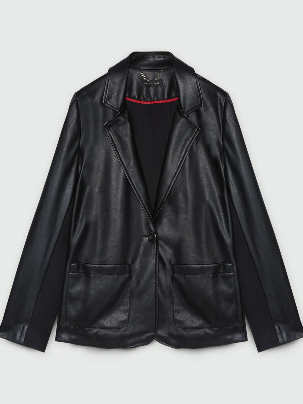 Fiorella Rubino Cappotti E Giubbotti|Giacche E Blazer|Blazer In Tessuto Spalmato