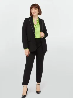 Fiorella Rubino Giacche E Blazer|Blazer In Viscosa LENZING™ ECOVERO™ Con Bordi