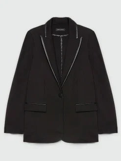 Fiorella Rubino Giacche E Blazer|Blazer In Viscosa LENZING™ ECOVERO™ Con Bordi