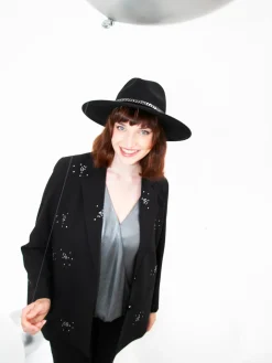 Fiorella Rubino Giacche E Blazer|Blazer Lungo Con Punti Luce