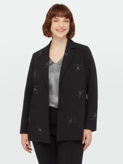 Fiorella Rubino Giacche E Blazer|Blazer Lungo Con Punti Luce