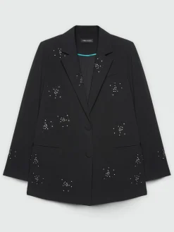 Fiorella Rubino Giacche E Blazer|Blazer Lungo Con Punti Luce