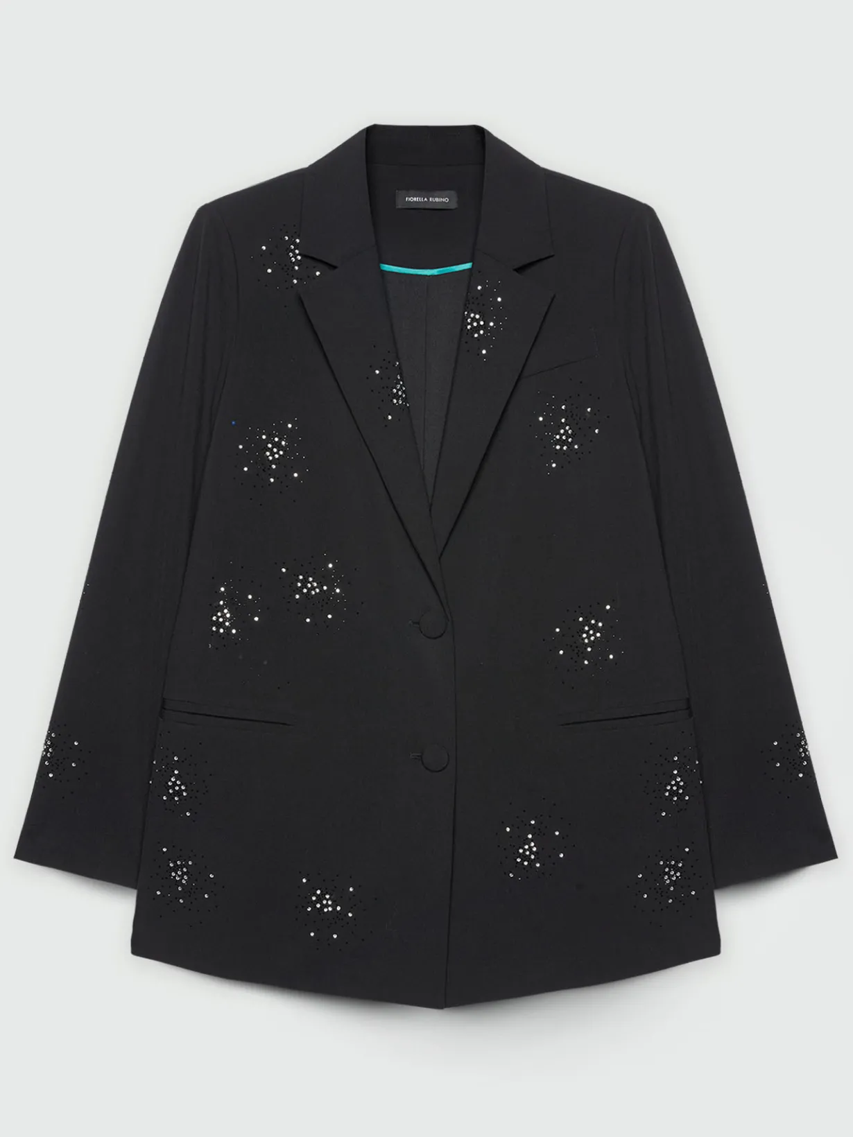 Fiorella Rubino Giacche E Blazer|Blazer Lungo Con Punti Luce