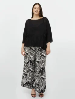 Fiorella Rubino Camicie E Bluse|Blusa Ampia Con Coulisse In Vita