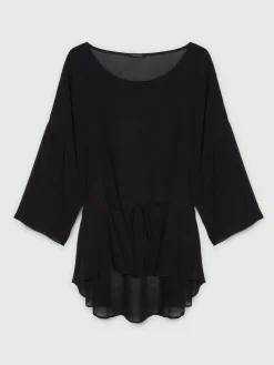 Fiorella Rubino Camicie E Bluse|Blusa Ampia Con Coulisse In Vita