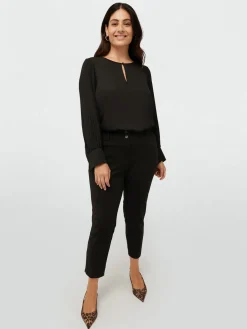 Fiorella Rubino Top E T-Shirt|Blusa Con Maniche Plissé