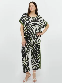 Fiorella Rubino Camicie E Bluse|Blusa Dalla Stampa Foliage