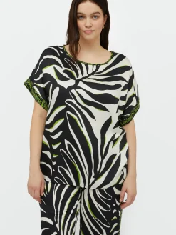 Fiorella Rubino Camicie E Bluse|Blusa Dalla Stampa Foliage