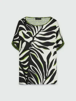 Fiorella Rubino Camicie E Bluse|Blusa Dalla Stampa Foliage