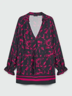 Fiorella Rubino Camicie E Bluse|Blusa Dalla Stampa Pop
