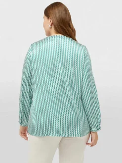 Fiorella Rubino Camicie E Bluse|Blusa In Raso Stampato