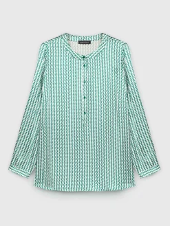 Fiorella Rubino Camicie E Bluse|Blusa In Raso Stampato