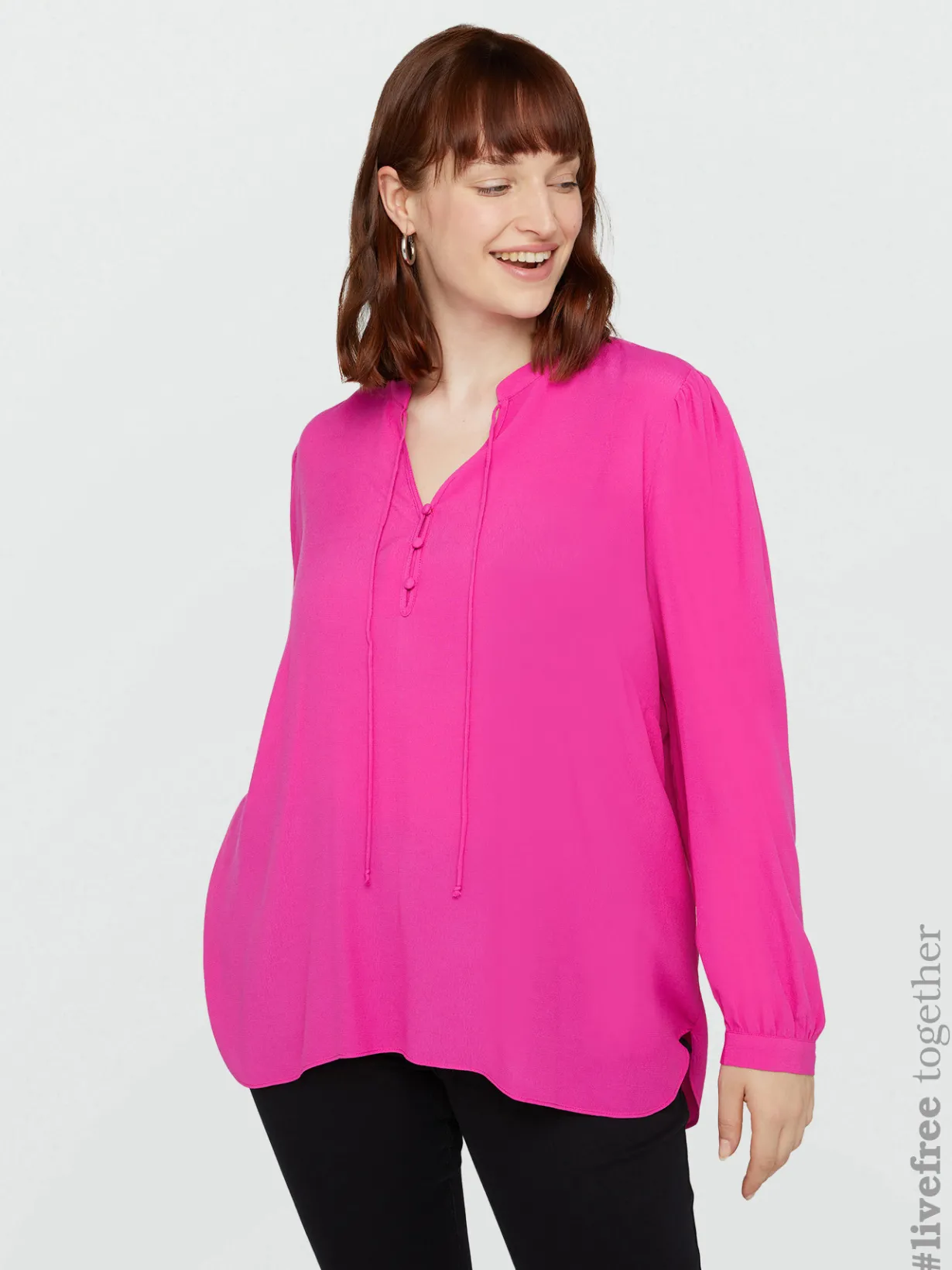 Fiorella Rubino Camicie E Bluse|Blusa In Viscosa LENZING™ ECOVERO™