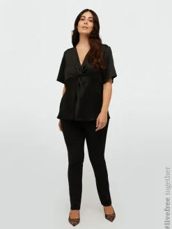 Fiorella Rubino Camicie E Bluse|Blusa In Viscosa LENZING™ ECOVERO™ Con Nodo