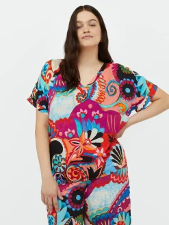 Fiorella Rubino Camicie E Bluse|Blusa Multicolor Con Viscosa LENZING™ ECOVERO™