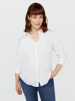 Fiorella Rubino Camicie E Bluse|Camicia Bianca In Popeline
