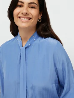 Fiorella Rubino Camicie E Bluse|Completi Colorati|Camicia Con Dettagli Luminosi E Fusciacca