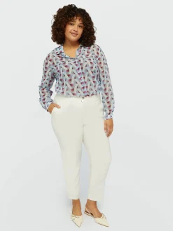 Fiorella Rubino Camicie E Bluse|Completi Colorati|Camicia Dalla Stampa Geometrica