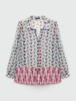 Fiorella Rubino Camicie E Bluse|Completi Colorati|Camicia Dalla Stampa Geometrica