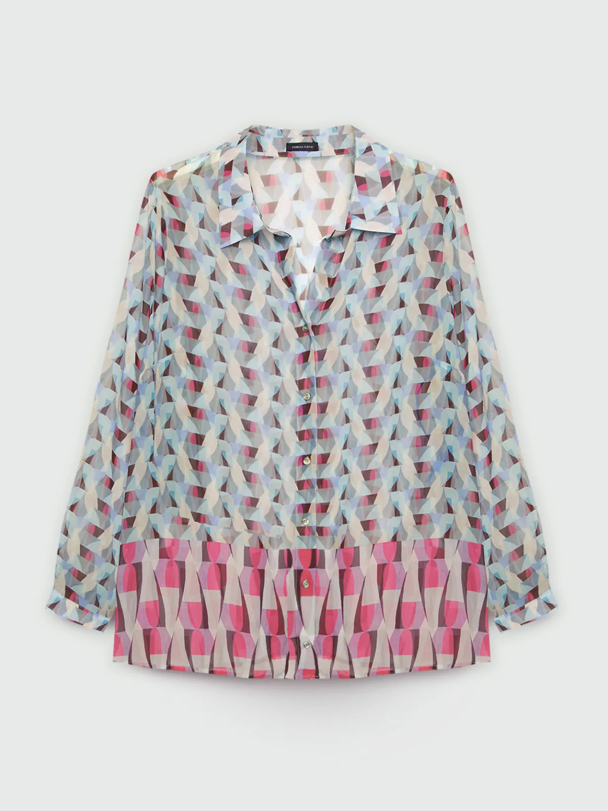 Fiorella Rubino Camicie E Bluse|Completi Colorati|Camicia Dalla Stampa Geometrica