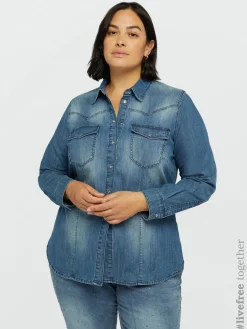 Fiorella Rubino Camicie E Bluse|Camicia In Denim