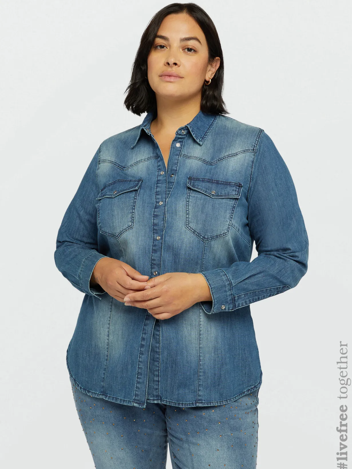 Fiorella Rubino Camicie E Bluse|Camicia In Denim