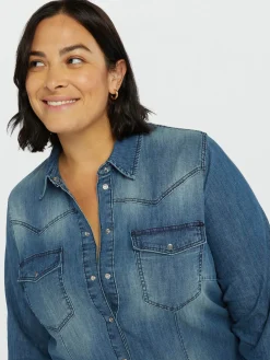 Fiorella Rubino Camicie E Bluse|Camicia In Denim