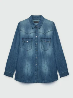 Fiorella Rubino Camicie E Bluse|Camicia In Denim