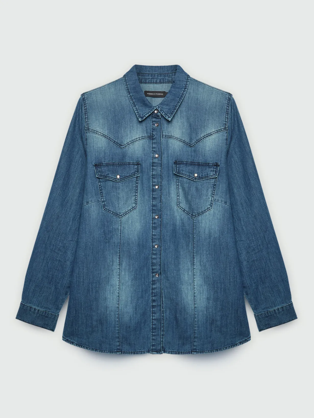 Fiorella Rubino Camicie E Bluse|Camicia In Denim