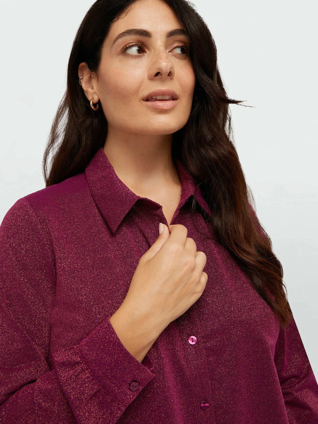 Fiorella Rubino Camicie E Bluse|Completi Colorati|Camicia In Jersey Lurex