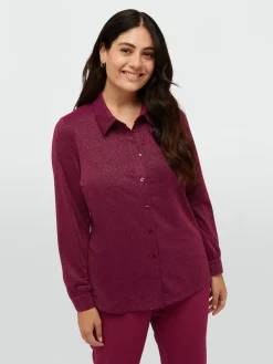 Fiorella Rubino Camicie E Bluse|Completi Colorati|Camicia In Jersey Lurex
