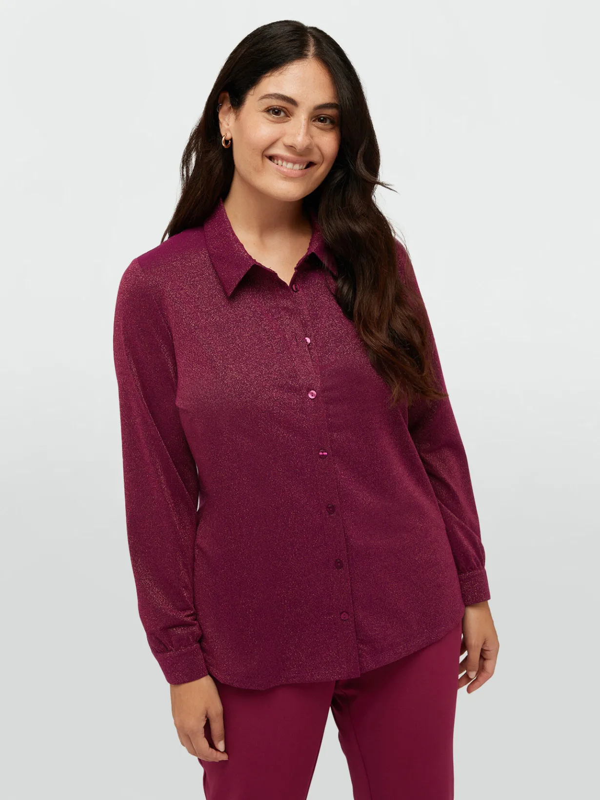 Fiorella Rubino Camicie E Bluse|Completi Colorati|Camicia In Jersey Lurex