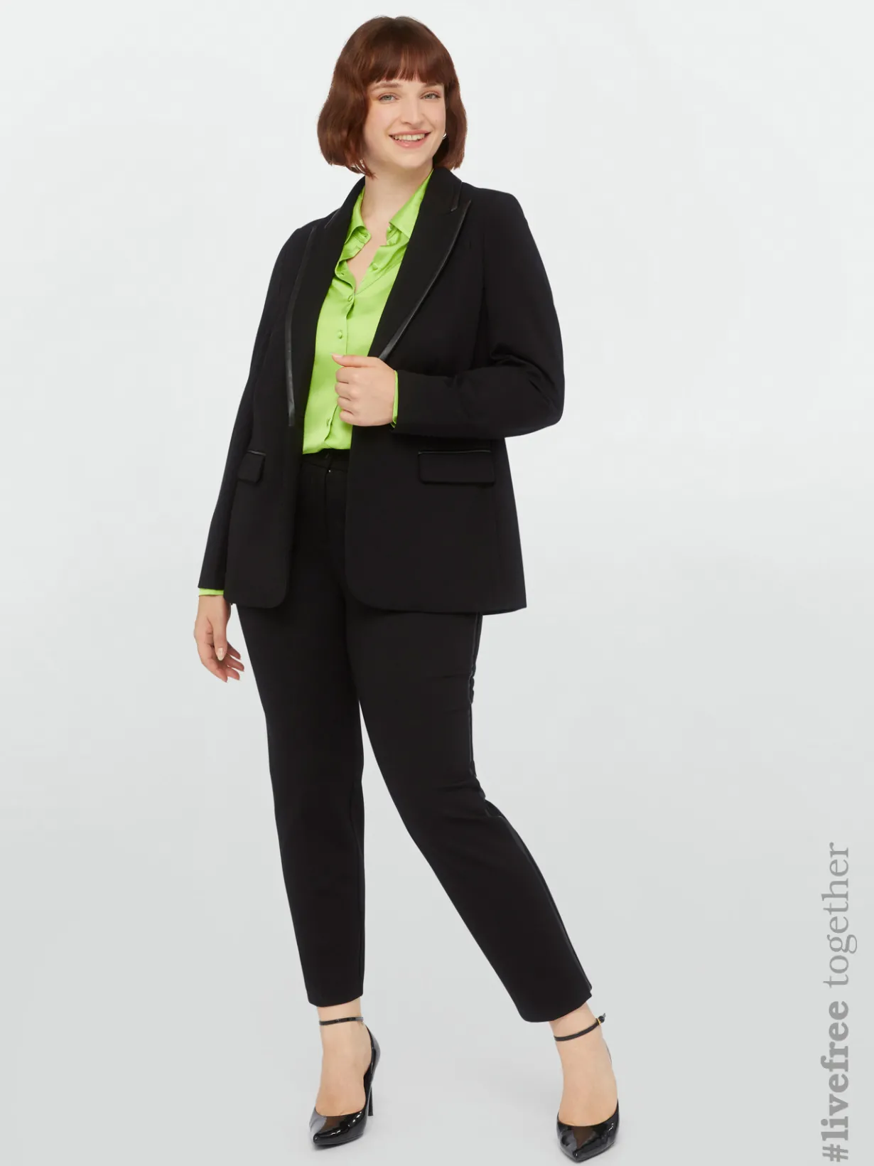 Fiorella Rubino Camicie E Bluse|Camicia In Raso Di Viscosa LENZING™ ECOVERO™