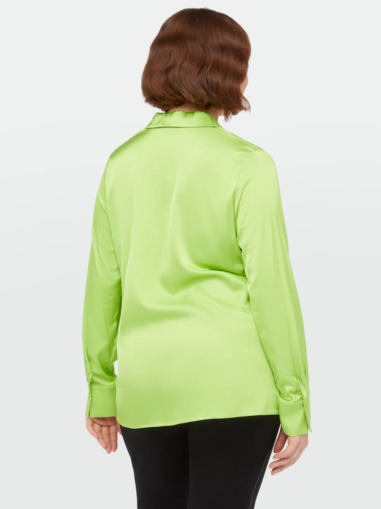 Fiorella Rubino Camicie E Bluse|Camicia In Raso Di Viscosa LENZING™ ECOVERO™