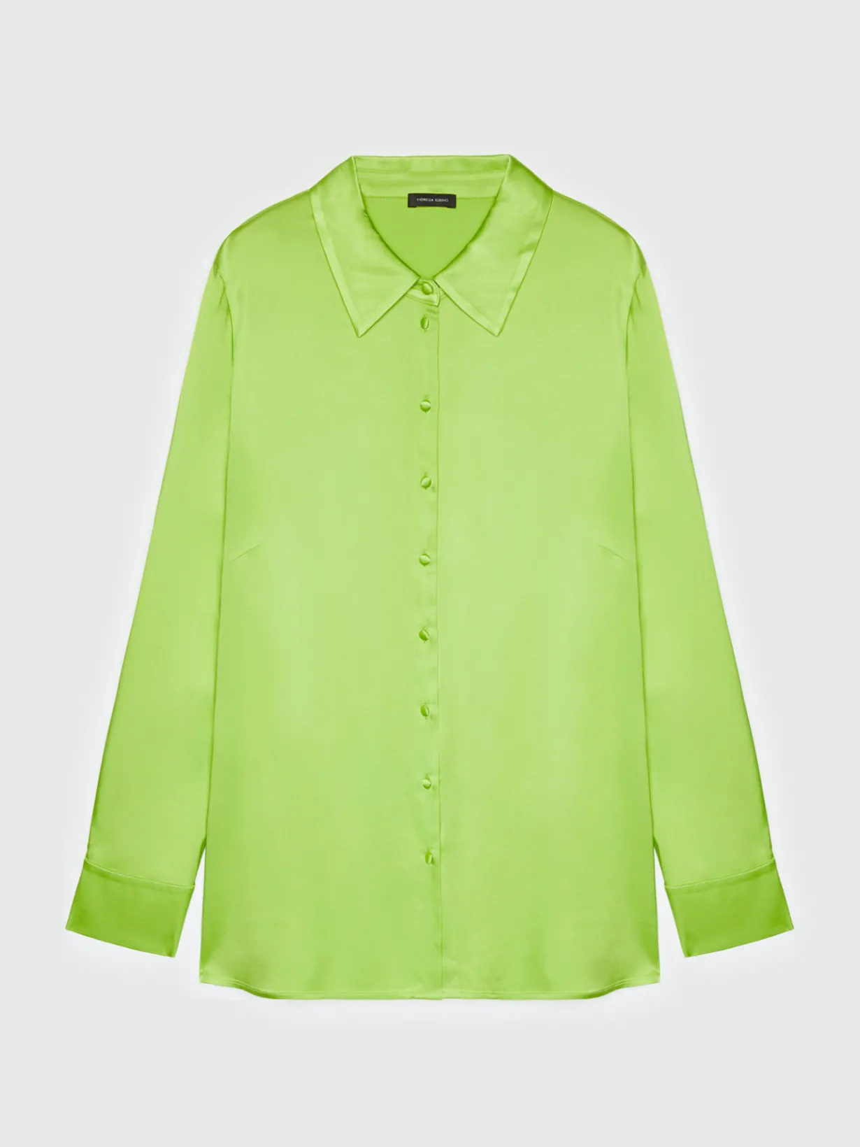 Fiorella Rubino Camicie E Bluse|Camicia In Raso Di Viscosa LENZING™ ECOVERO™