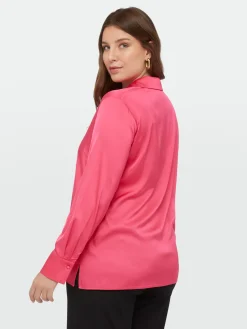Fiorella Rubino Camicie E Bluse|Camicia In Raso Di Viscosa LENZING™ ECOVERO™