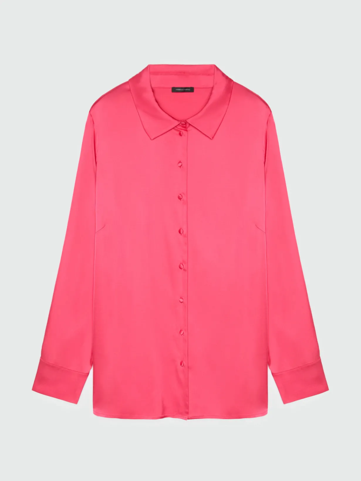 Fiorella Rubino Camicie E Bluse|Camicia In Raso Di Viscosa LENZING™ ECOVERO™