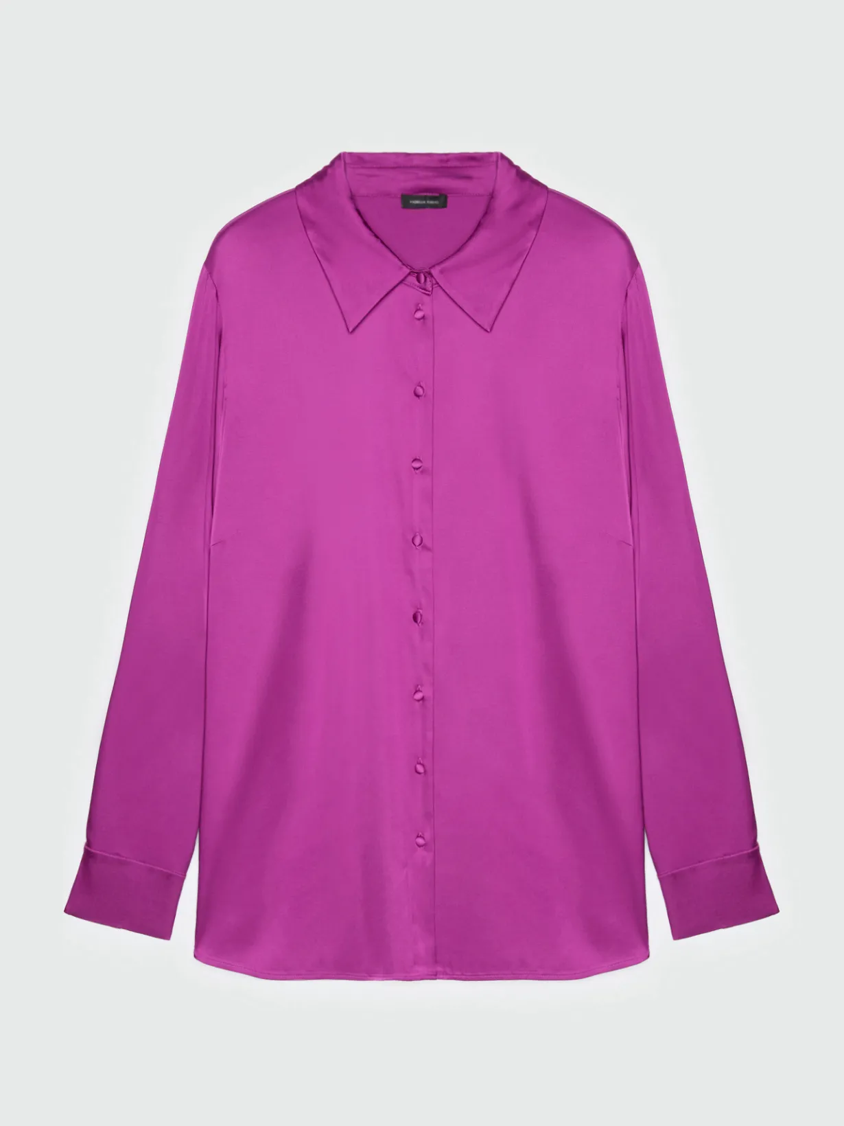 Fiorella Rubino Camicie E Bluse|Camicia In Raso Di Viscosa LENZING™ ECOVERO™