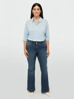Fiorella Rubino Completi Colorati|Camicie E Bluse|Camicia Ricamata Con Strass