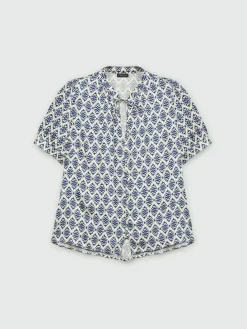 Fiorella Rubino Camicie E Bluse|Camicia Stampata Con Lacci