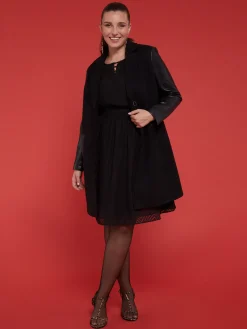 Fiorella Rubino Cappotti E Giubbotti|Cappotto In Due Tessuti